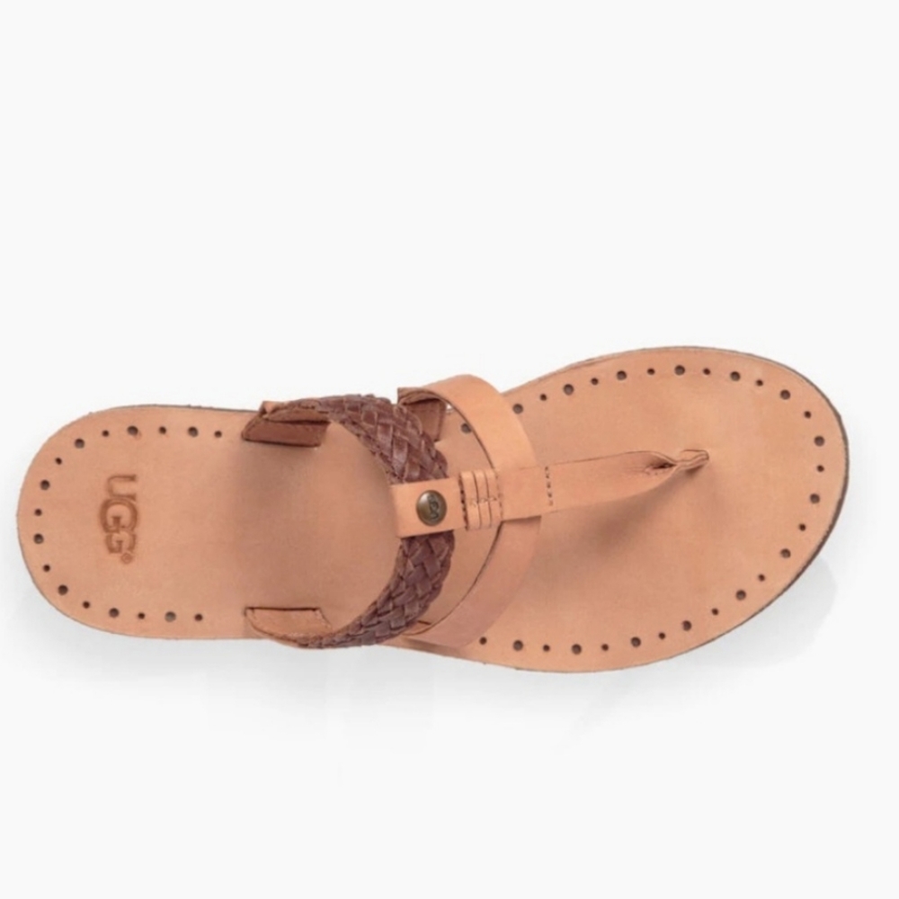 COPY - NEW Ugg Women Comfort Leather Thong Flip Flop Flats Sandals Shoes sz 7